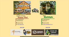 Desktop Screenshot of annas-hof.de