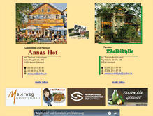 Tablet Screenshot of annas-hof.de